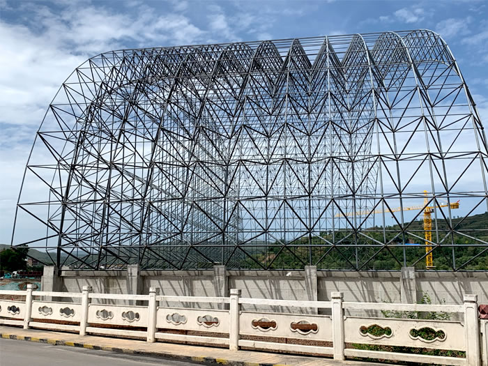 邹城山寨矿储煤棚网架